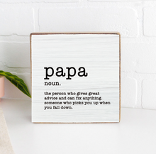 Load image into Gallery viewer, Personalized Great Advice Decorative Wooden Block
