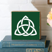 Celtic Knot Decorative Wooden Block