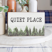Load image into Gallery viewer, Personalized Tree Tops Decorative Wooden Block
