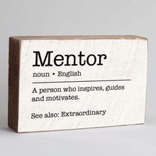 Load image into Gallery viewer, Personalized A Person Who Inspires Decorative Wooden Block
