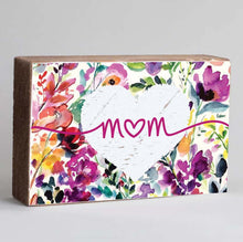Load image into Gallery viewer, Mom Decorative Wooden Block
