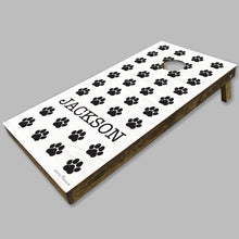 Load image into Gallery viewer, Personalized Paw Prints Cornhole Set
