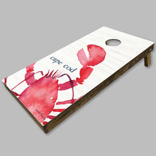 Load image into Gallery viewer, Personalized Watercolor Lobster Cornhole Game Set
