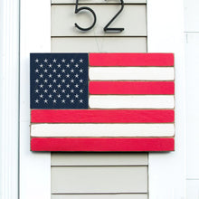 Load image into Gallery viewer, Starfish Wooden American Flag
