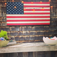 POS Classic Wooden American Flag