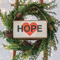 Hope Twine Hanging Sign