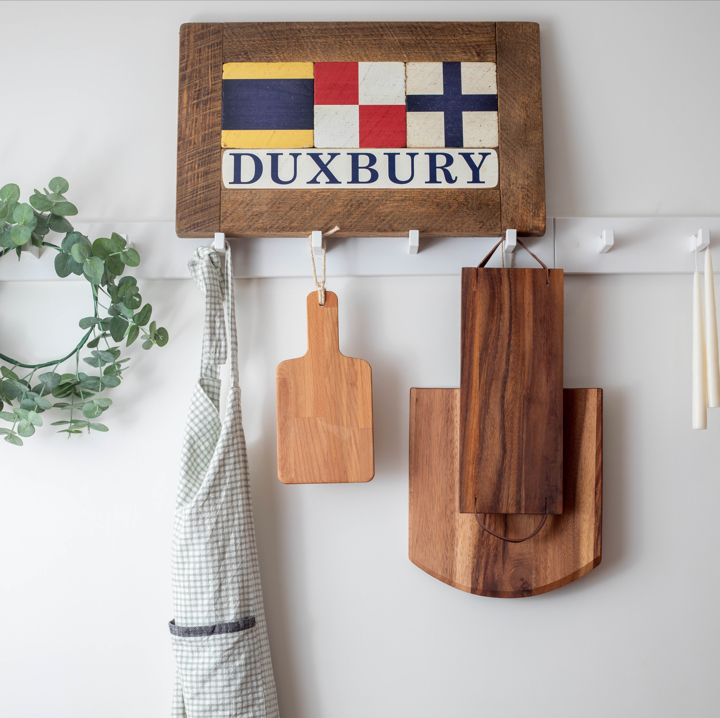 Rustic Marlin Nautical Flag Sign - Thumbnail 5