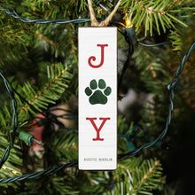 Load image into Gallery viewer, Joy Paw Print Ornament
