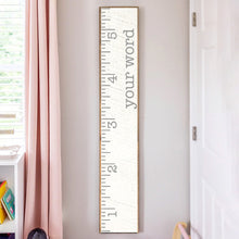 Load image into Gallery viewer, Personalized White/Grey Growth Chart
