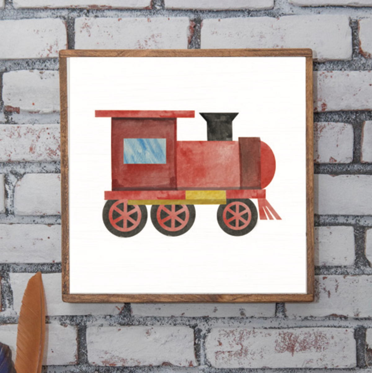 Train 24” x 24” Wall Art