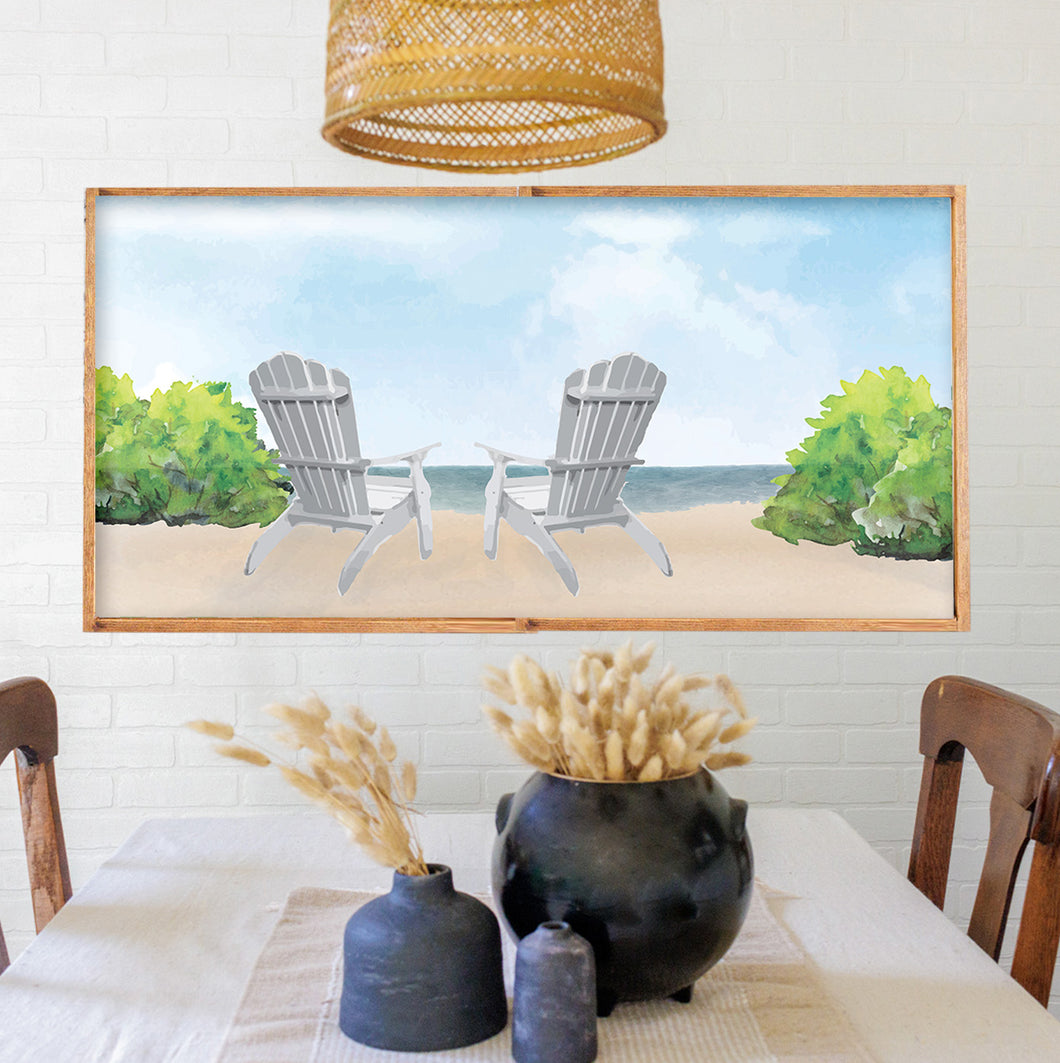 By The Sea 24” x 48” Wall Art