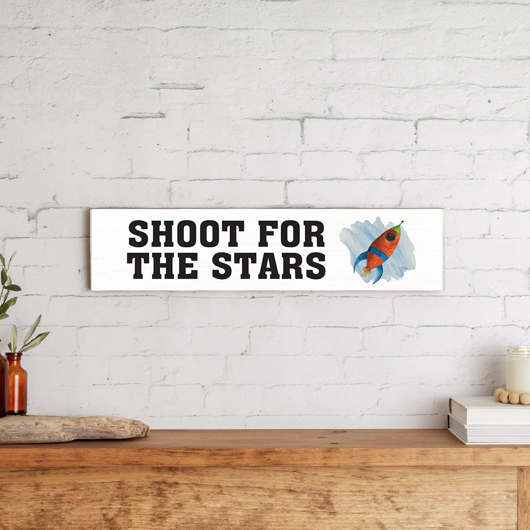 Shoot For The Stars Barn Wood Sign