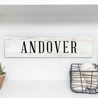 POS Personalized Classic Your Word Barn Wood Sign