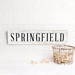 POS Personalized Classic Your Word Barn Wood Sign