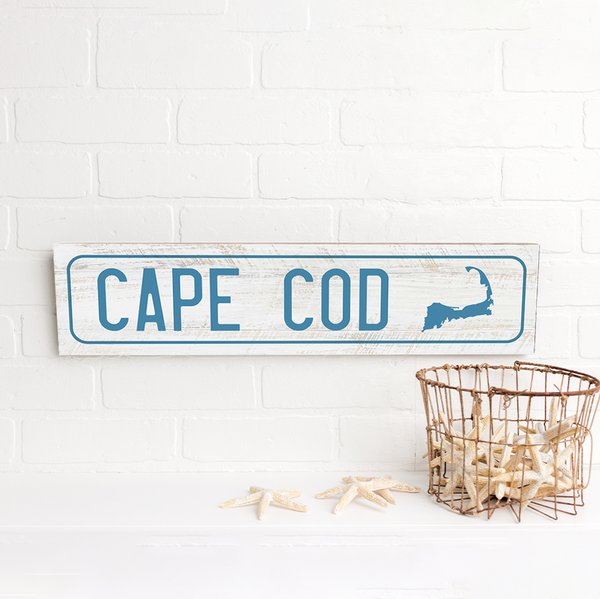 Cape Cod Distressed Barn Wood Sign