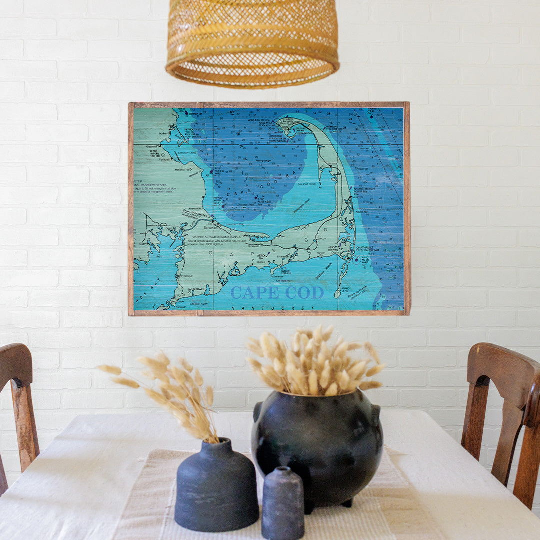 Cape Cod Map 24” x 33” Wall Art