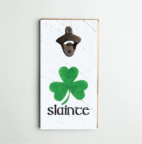 Slainte Shamrock Bottle Opener