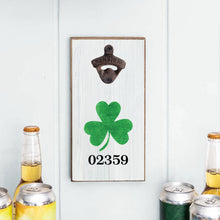 Load image into Gallery viewer, Personalized Shamrock Bottle Opener
