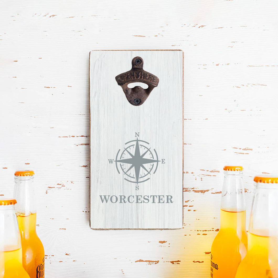 Personalized Compass Bottle Opener