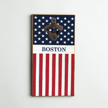 Load image into Gallery viewer, Personalized American Flag Bottle Opener
