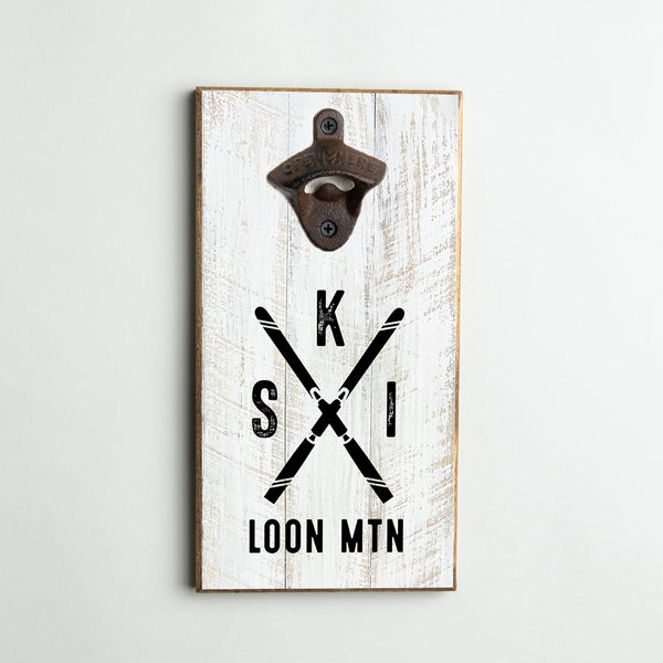 Personalized Ski Bottle Opener