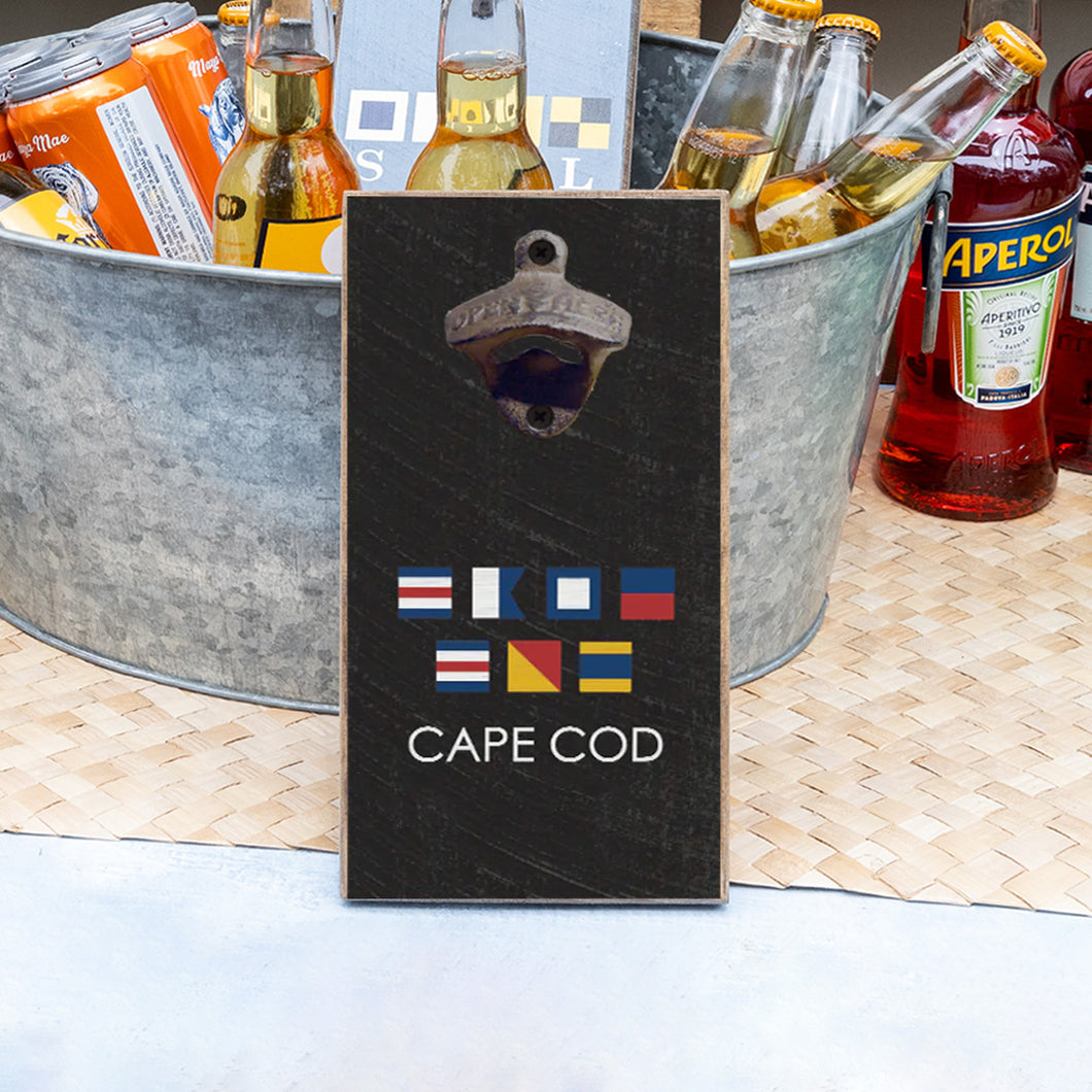 Nautical Letters Cape Cod Bottle Opener