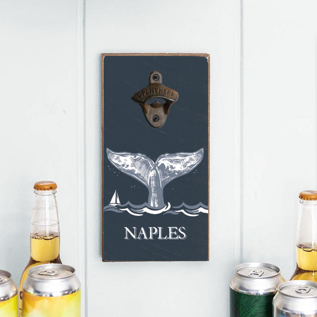 Personalized Whale Tail Bottle Opener