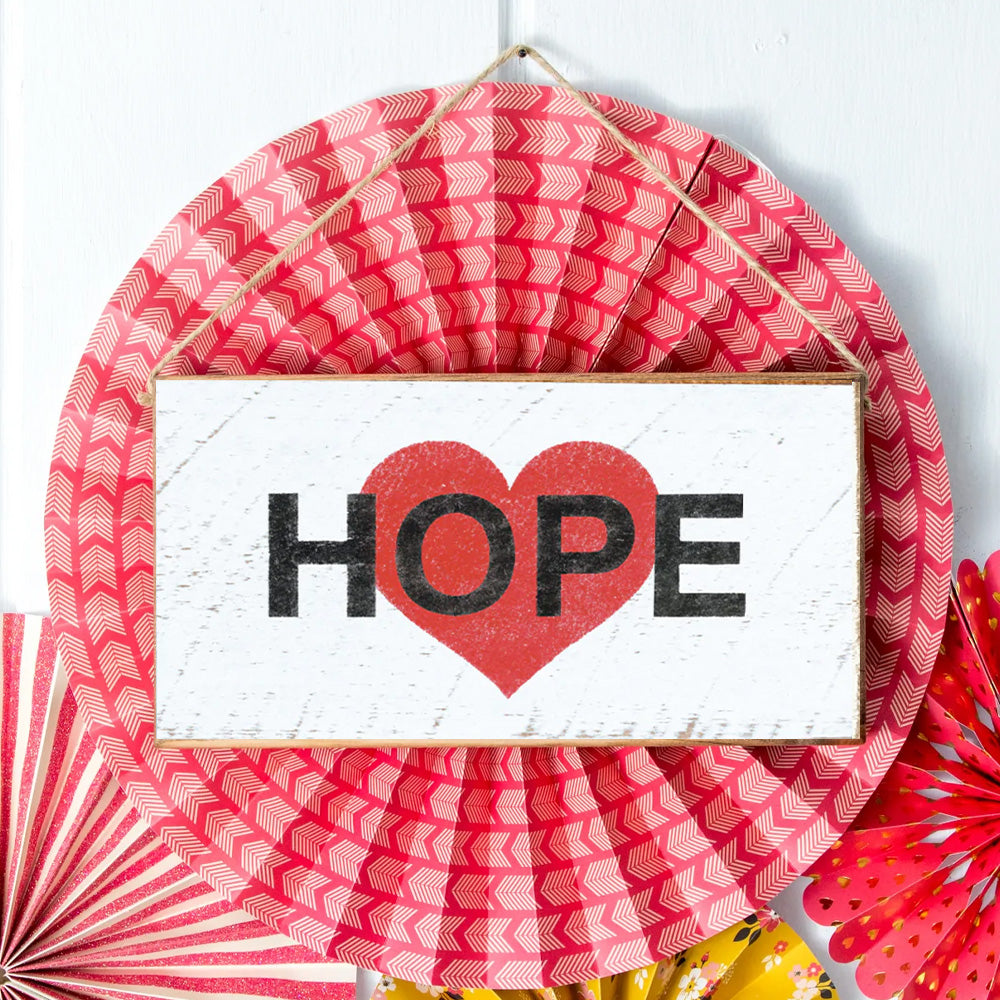 Hope Twine Hanging Sign