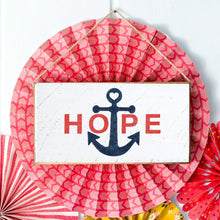Load image into Gallery viewer, Hope Anchor Twine Hanging Sign
