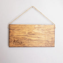 Load image into Gallery viewer, Getting a Human Twine Hanging Sign
