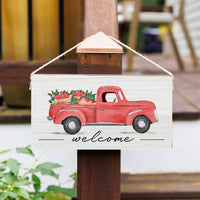 Berries Truck Twine Hanging Sign