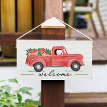 Load image into Gallery viewer, Berries Truck Twine Hanging Sign
