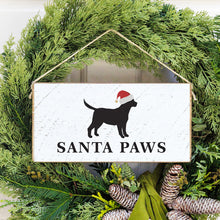 Load image into Gallery viewer, Santa Paws Twine Hanging Sign
