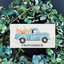 Load image into Gallery viewer, Personalized Easter Bunny Truck Twine Hanging Sign
