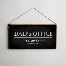 Load image into Gallery viewer, Personalized Office Twine Hanging Sign
