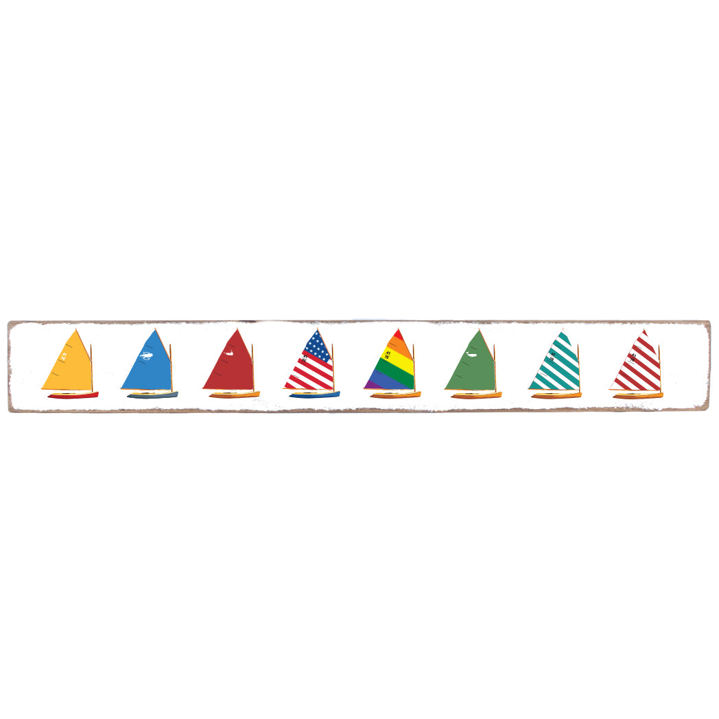 Rainbow Fleet Barn Wood Sign