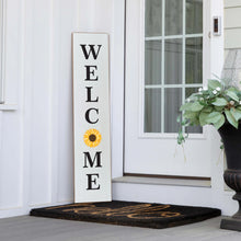Load image into Gallery viewer, Welcome Sunflower Barn Wood Sign
