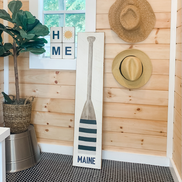 Personalized Oar Barn Wood Sign