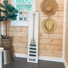 Load image into Gallery viewer, Personalized Oar Barn Wood Sign
