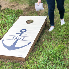Load image into Gallery viewer, Personalized Anchor Cornhole Game Set
