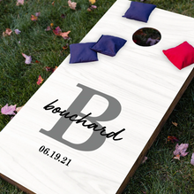 Load image into Gallery viewer, Personalized Monogram Cornhole Game Set

