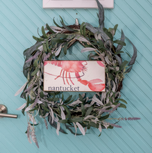 Load image into Gallery viewer, Personalized Watercolor Lobster Twine Hanging Sign
