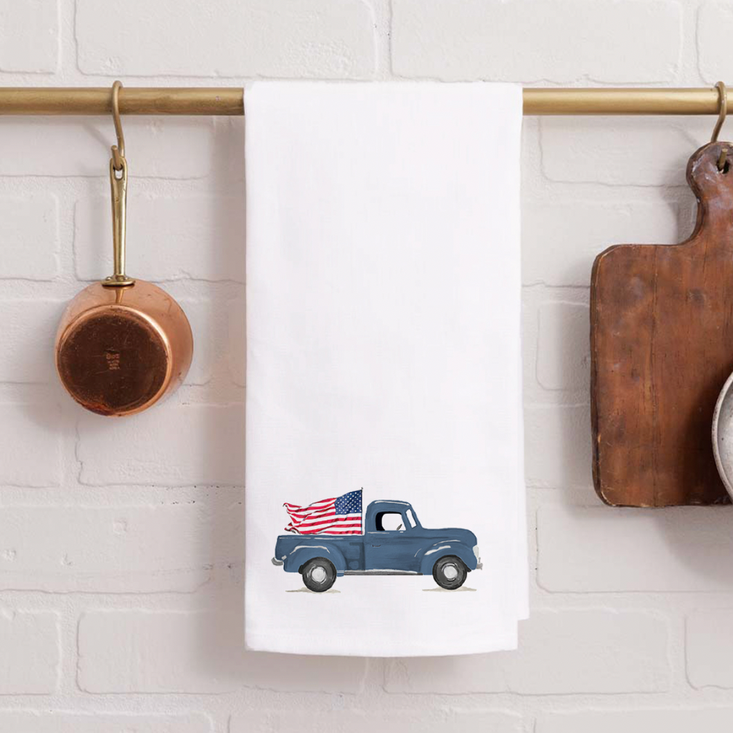 Flag Truck Tea Towel