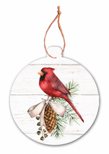 Load image into Gallery viewer, Cardinal Bulb Ornament
