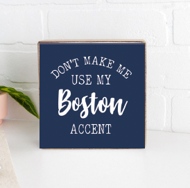 Personalized My Accent Decorative Wooden Block