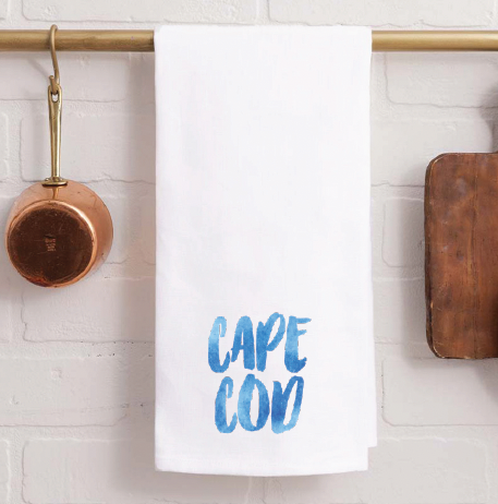 Watercolor Cape Cod Tea Towel