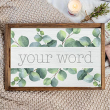 Load image into Gallery viewer, Personalized Greenery Wooden Serving Tray

