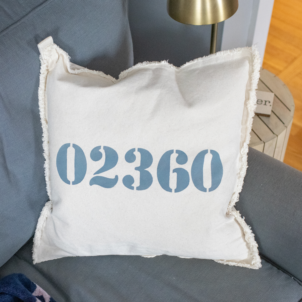 Your Word Stencil Square Pillow