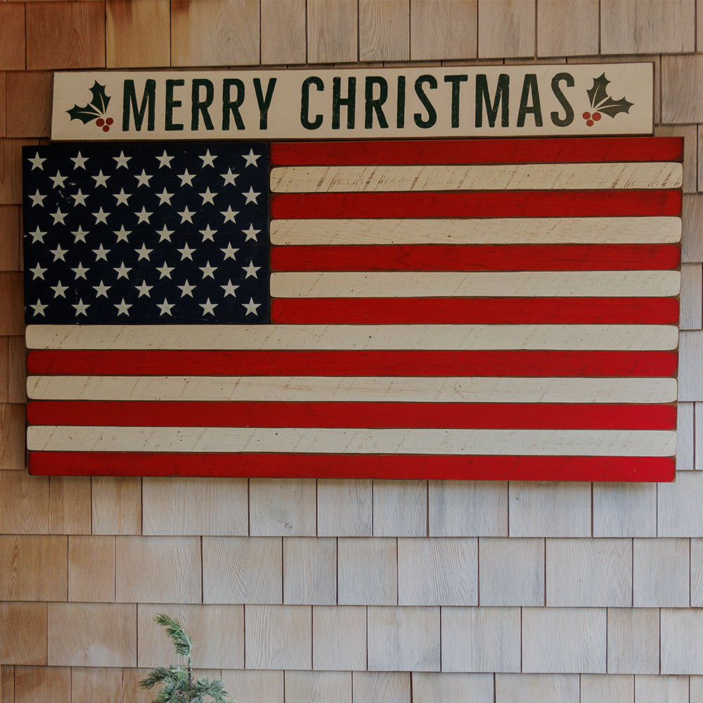 Merry Christmas Barn Wood Sign