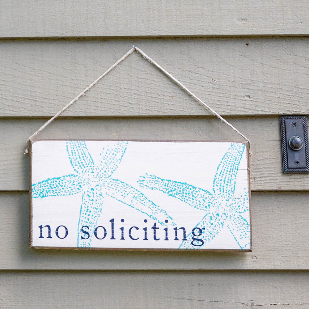 Personalized Starfish Twine Hanging Sign